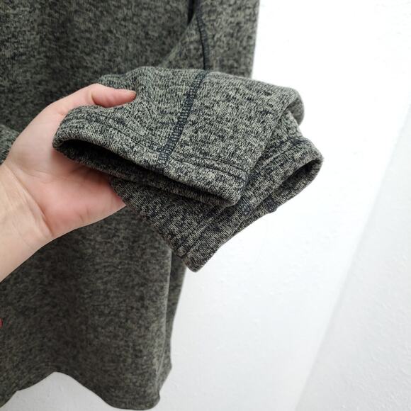 EDDIE BAUER Men's Fleece Pullover Heathered 3/4 Zip Jacket - Picture 6 of 10